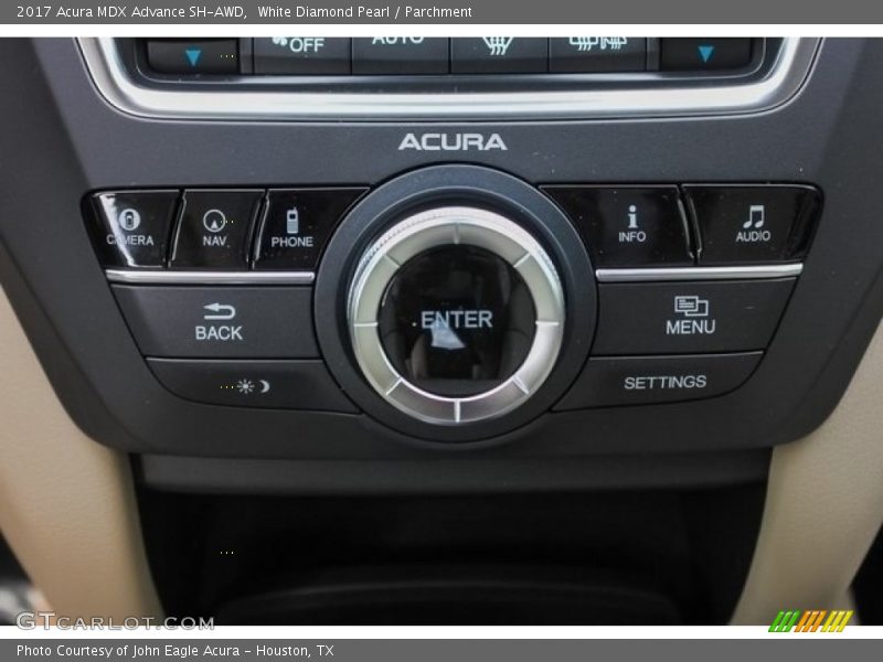 White Diamond Pearl / Parchment 2017 Acura MDX Advance SH-AWD