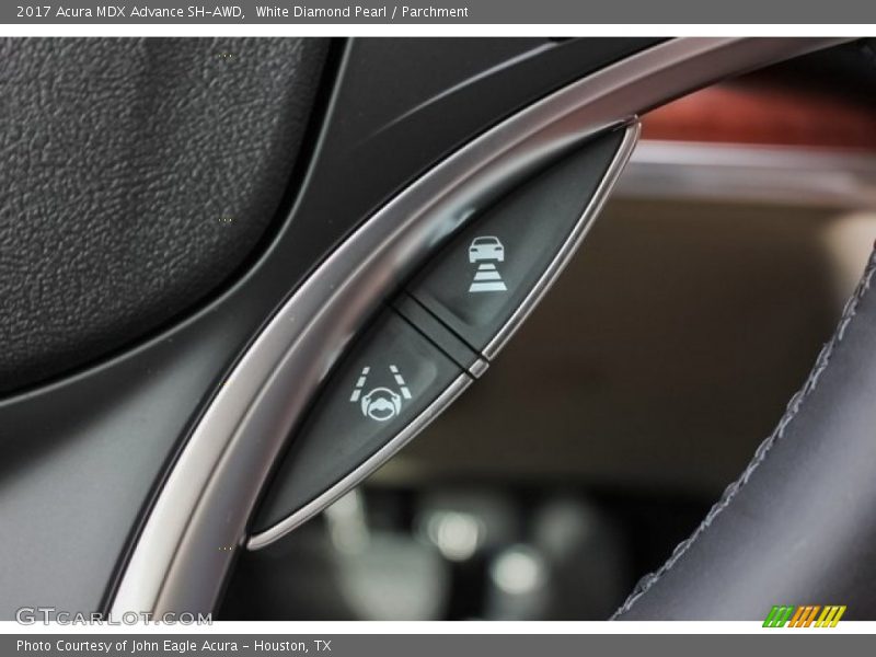 White Diamond Pearl / Parchment 2017 Acura MDX Advance SH-AWD