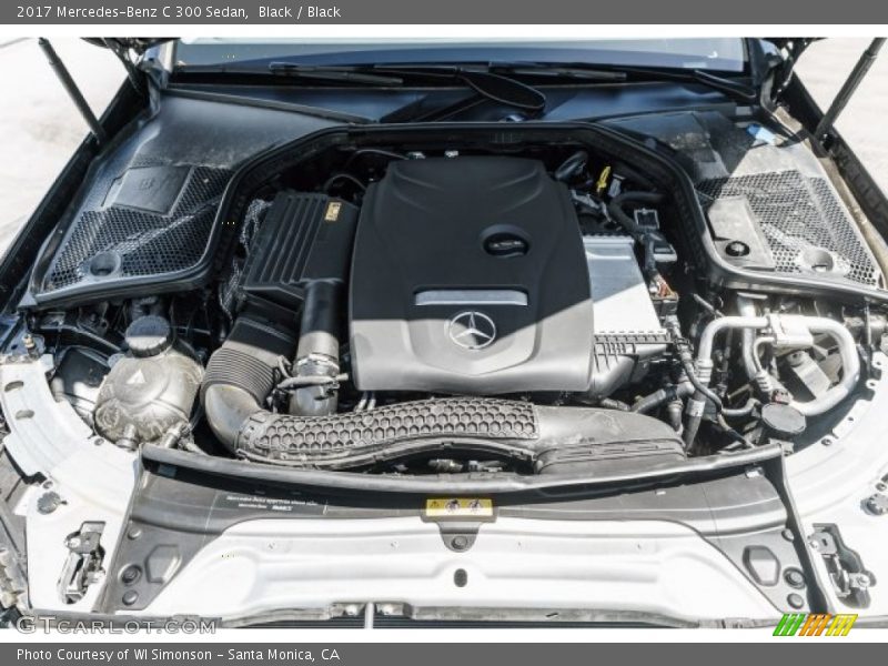 Black / Black 2017 Mercedes-Benz C 300 Sedan