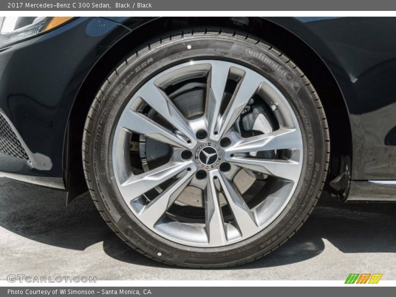 Black / Black 2017 Mercedes-Benz C 300 Sedan