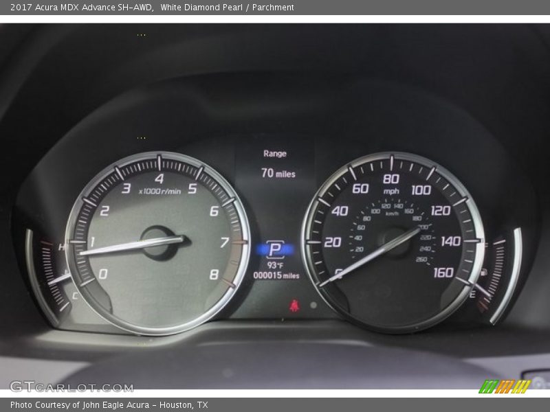 White Diamond Pearl / Parchment 2017 Acura MDX Advance SH-AWD
