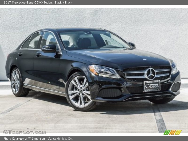 Black / Black 2017 Mercedes-Benz C 300 Sedan