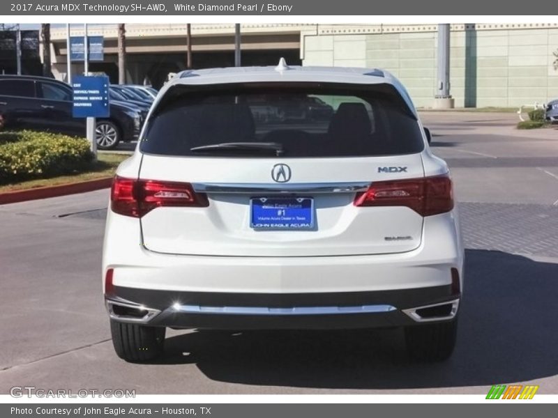 White Diamond Pearl / Ebony 2017 Acura MDX Technology SH-AWD