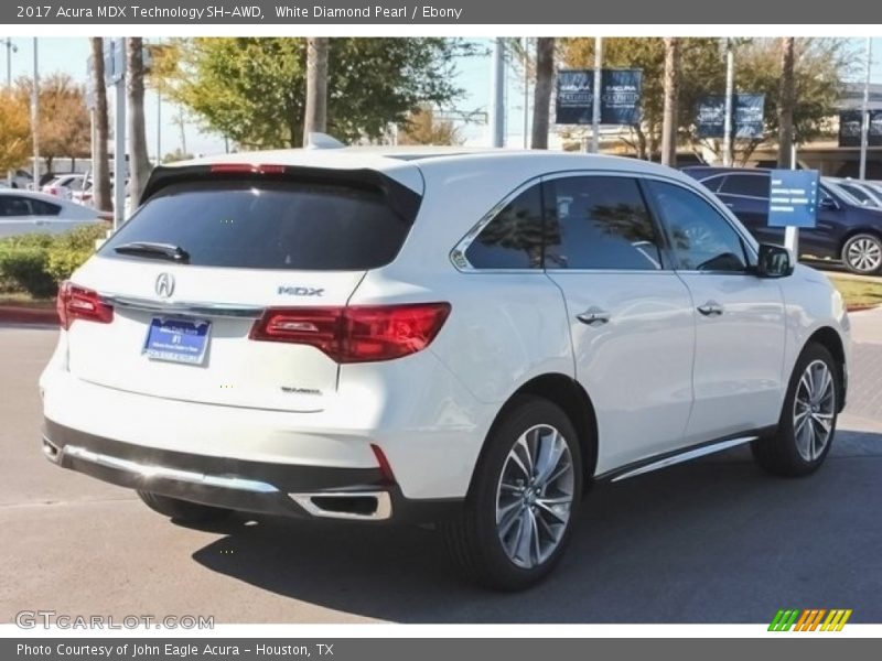 White Diamond Pearl / Ebony 2017 Acura MDX Technology SH-AWD