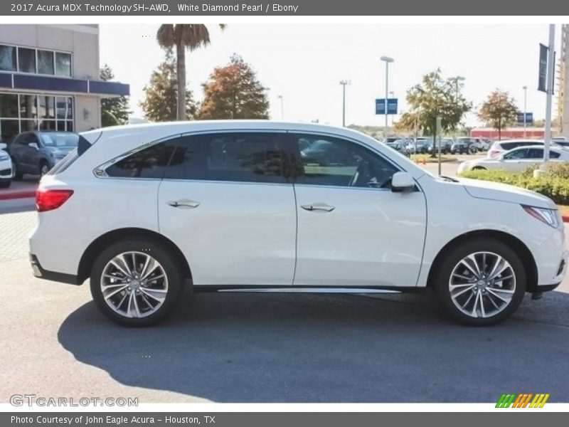 White Diamond Pearl / Ebony 2017 Acura MDX Technology SH-AWD