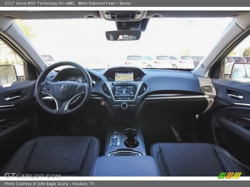 White Diamond Pearl / Ebony 2017 Acura MDX Technology SH-AWD