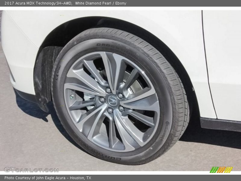 White Diamond Pearl / Ebony 2017 Acura MDX Technology SH-AWD