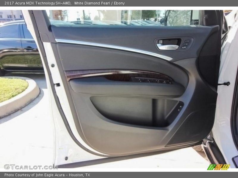 White Diamond Pearl / Ebony 2017 Acura MDX Technology SH-AWD