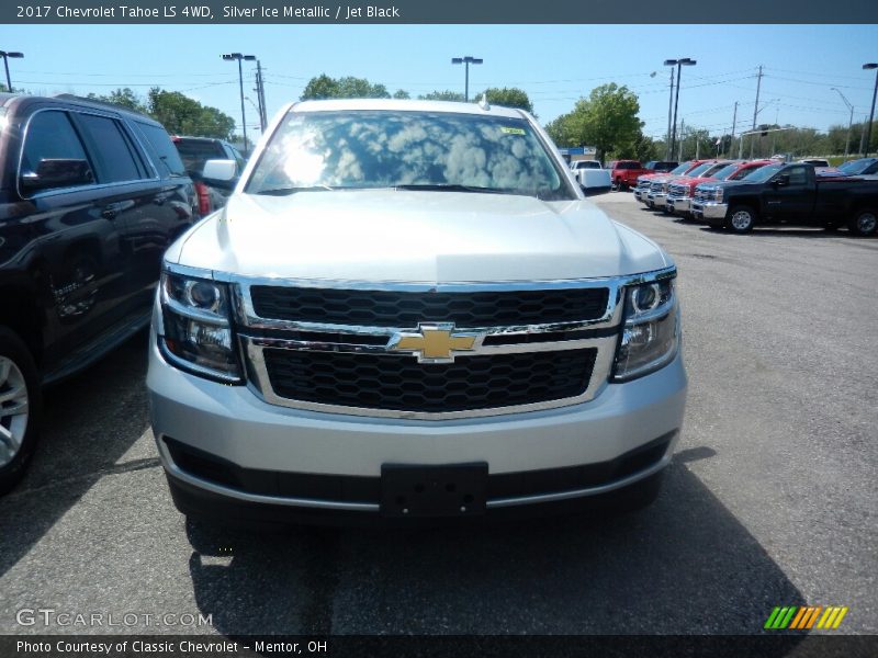 Silver Ice Metallic / Jet Black 2017 Chevrolet Tahoe LS 4WD