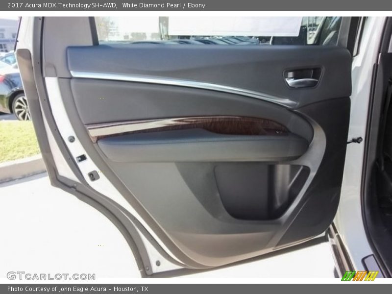White Diamond Pearl / Ebony 2017 Acura MDX Technology SH-AWD