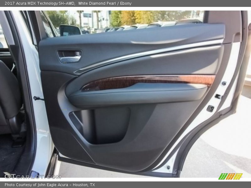 White Diamond Pearl / Ebony 2017 Acura MDX Technology SH-AWD