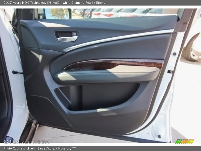 White Diamond Pearl / Ebony 2017 Acura MDX Technology SH-AWD