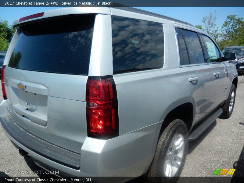 Silver Ice Metallic / Jet Black 2017 Chevrolet Tahoe LS 4WD