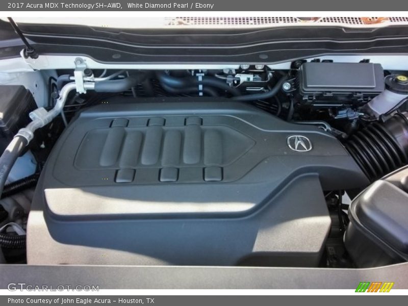 White Diamond Pearl / Ebony 2017 Acura MDX Technology SH-AWD