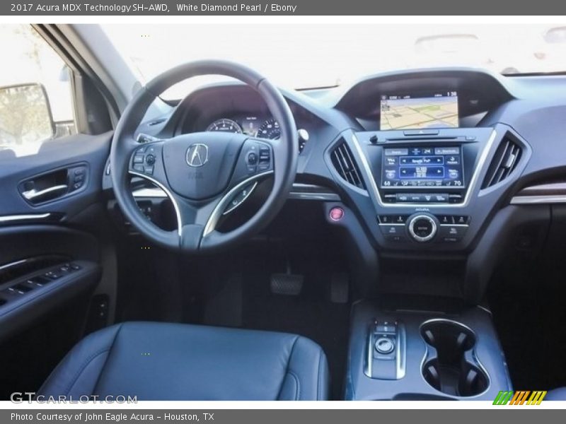 White Diamond Pearl / Ebony 2017 Acura MDX Technology SH-AWD
