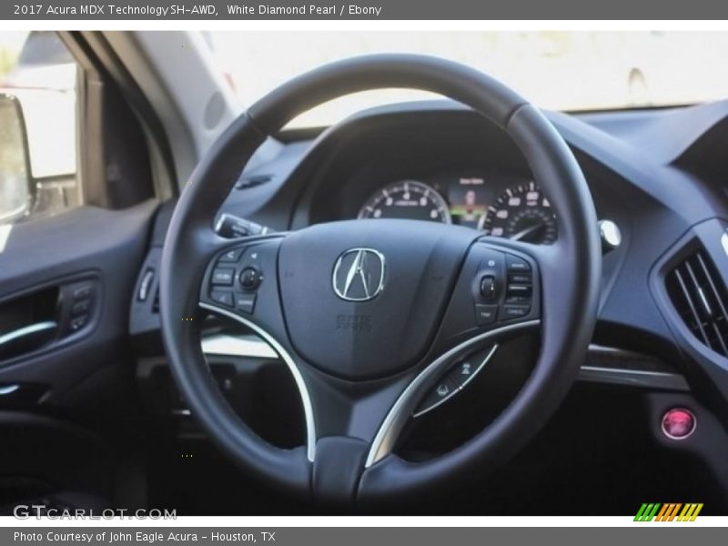 White Diamond Pearl / Ebony 2017 Acura MDX Technology SH-AWD