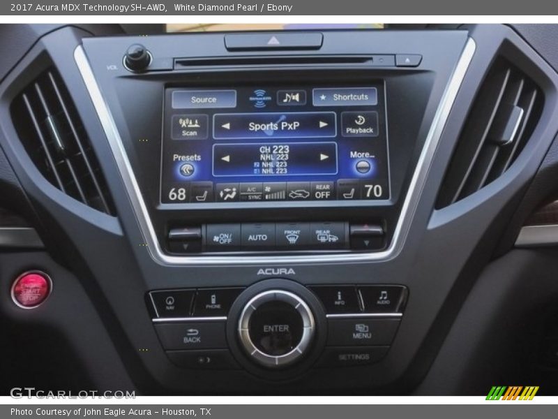 White Diamond Pearl / Ebony 2017 Acura MDX Technology SH-AWD
