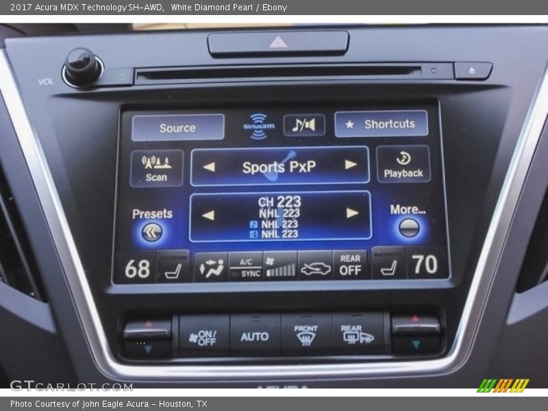 White Diamond Pearl / Ebony 2017 Acura MDX Technology SH-AWD