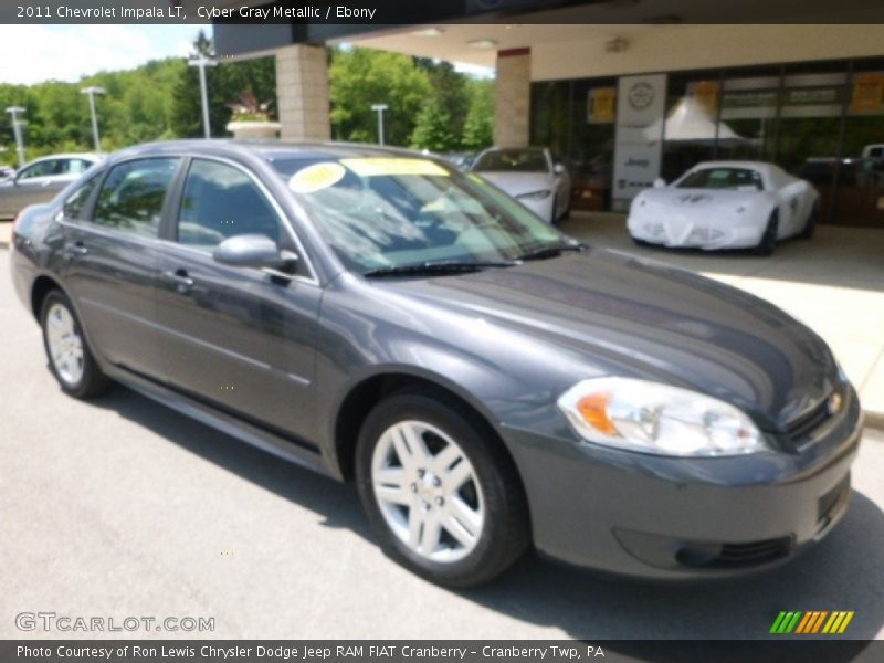 Cyber Gray Metallic / Ebony 2011 Chevrolet Impala LT