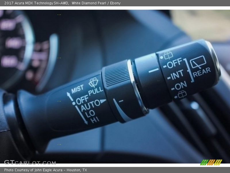 White Diamond Pearl / Ebony 2017 Acura MDX Technology SH-AWD