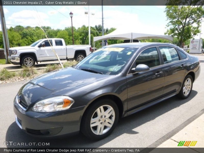 Cyber Gray Metallic / Ebony 2011 Chevrolet Impala LT