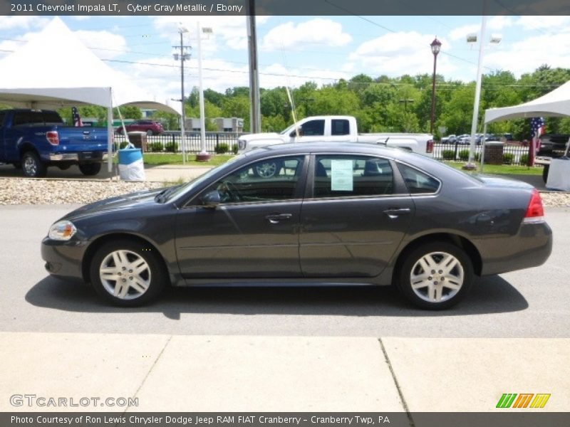 Cyber Gray Metallic / Ebony 2011 Chevrolet Impala LT