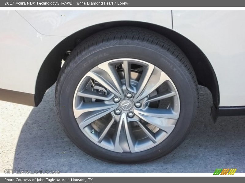White Diamond Pearl / Ebony 2017 Acura MDX Technology SH-AWD