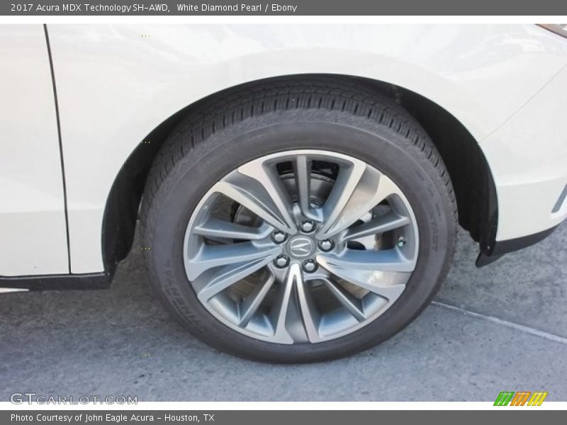 White Diamond Pearl / Ebony 2017 Acura MDX Technology SH-AWD