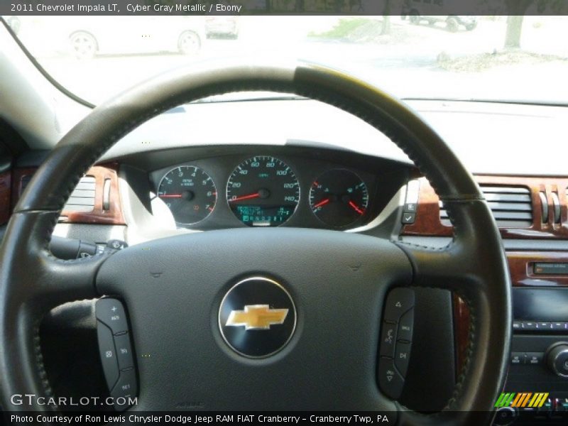 Cyber Gray Metallic / Ebony 2011 Chevrolet Impala LT