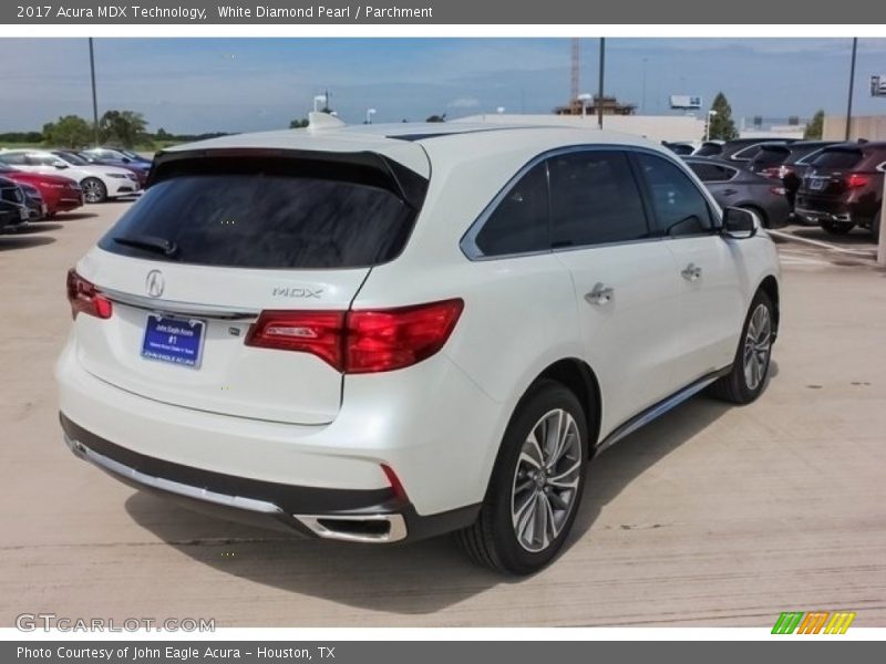 White Diamond Pearl / Parchment 2017 Acura MDX Technology