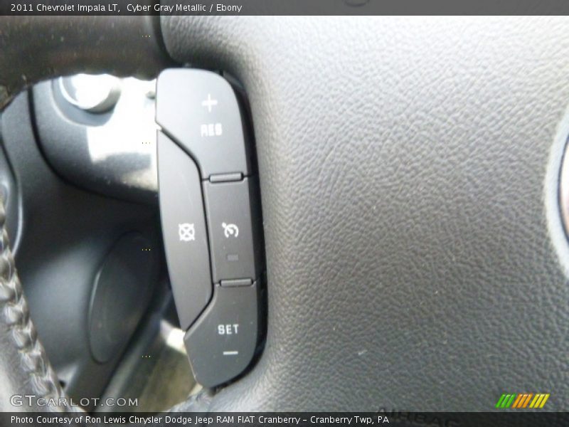 Cyber Gray Metallic / Ebony 2011 Chevrolet Impala LT