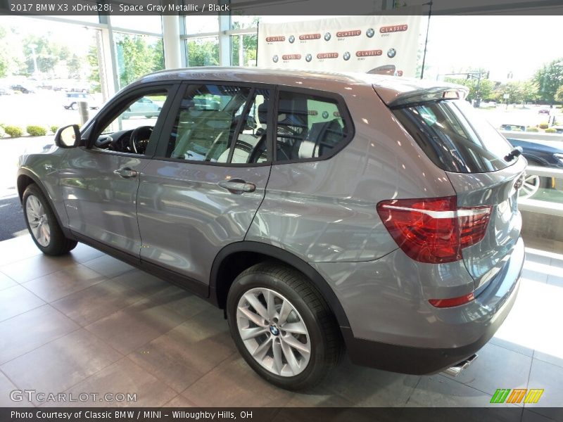 Space Gray Metallic / Black 2017 BMW X3 xDrive28i