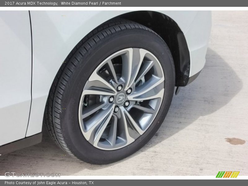 White Diamond Pearl / Parchment 2017 Acura MDX Technology