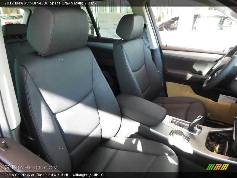 Space Gray Metallic / Black 2017 BMW X3 xDrive28i