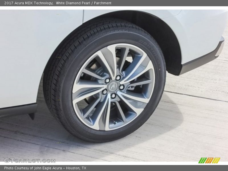 White Diamond Pearl / Parchment 2017 Acura MDX Technology