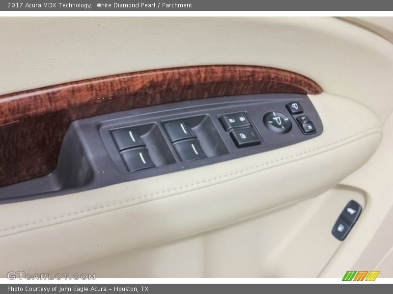 White Diamond Pearl / Parchment 2017 Acura MDX Technology