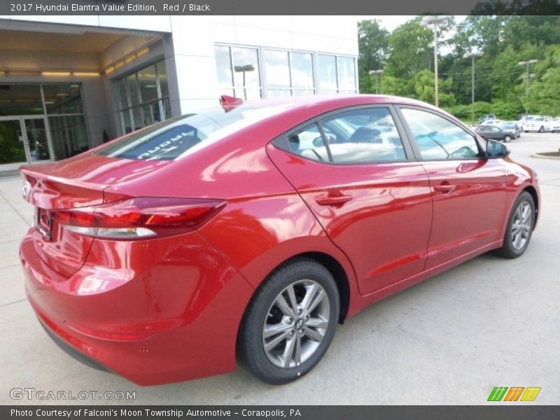 Red / Black 2017 Hyundai Elantra Value Edition