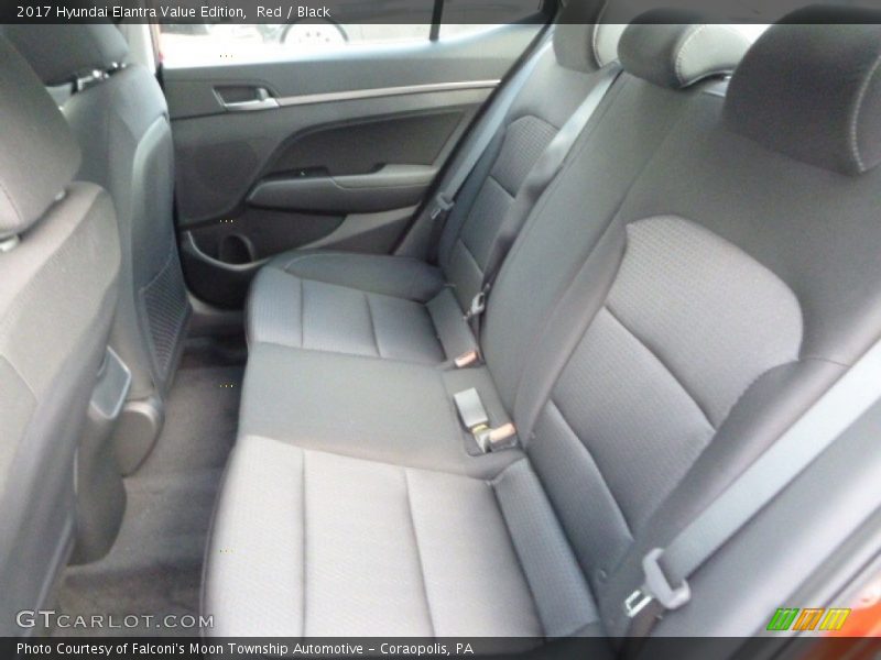 Red / Black 2017 Hyundai Elantra Value Edition