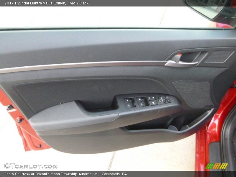 Red / Black 2017 Hyundai Elantra Value Edition