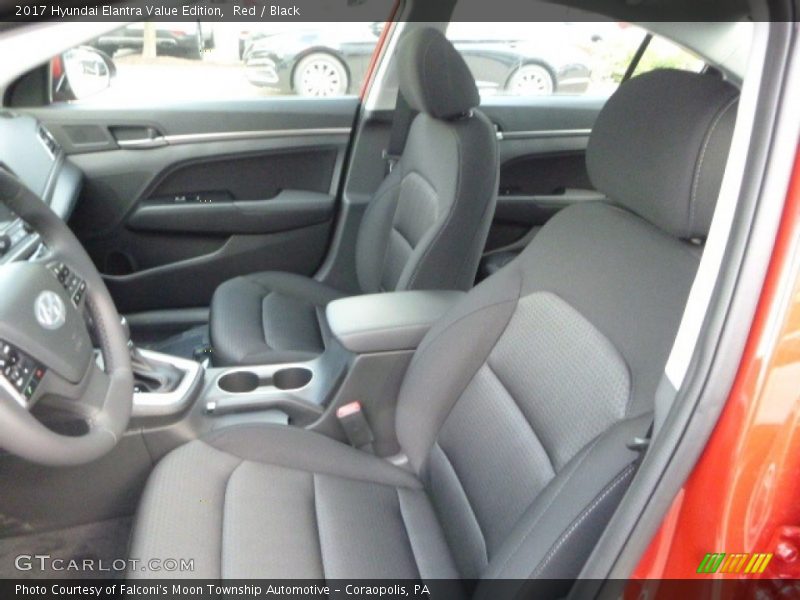 Red / Black 2017 Hyundai Elantra Value Edition