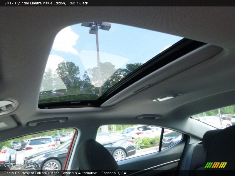 Red / Black 2017 Hyundai Elantra Value Edition
