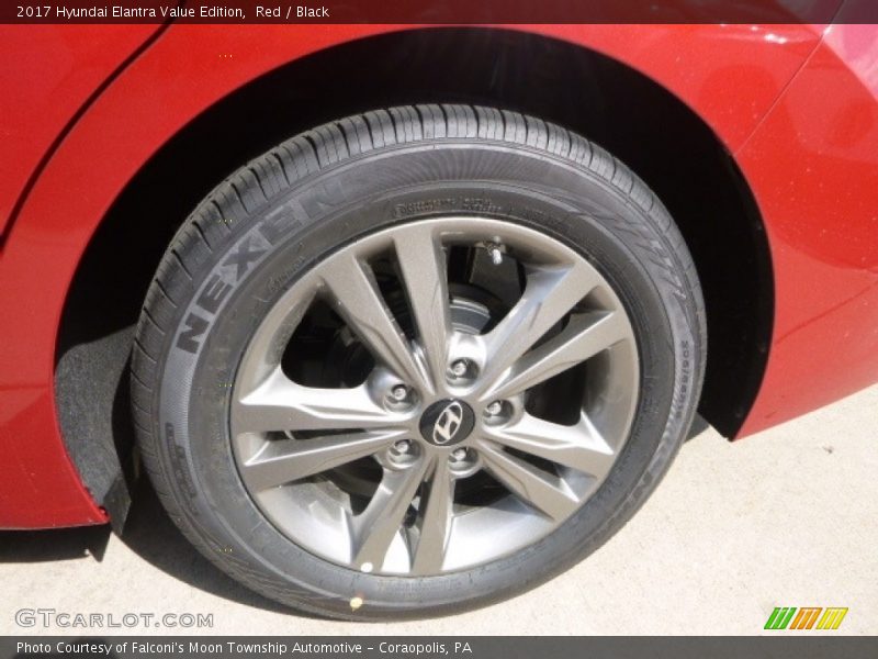 Red / Black 2017 Hyundai Elantra Value Edition