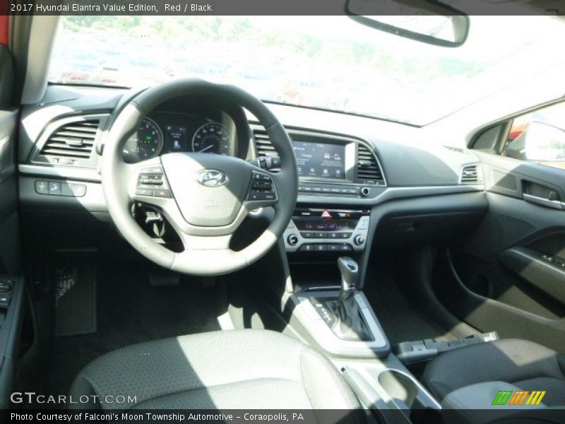 Red / Black 2017 Hyundai Elantra Value Edition