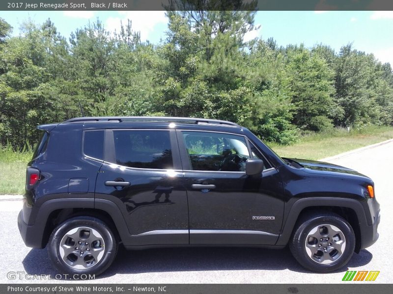 Black / Black 2017 Jeep Renegade Sport