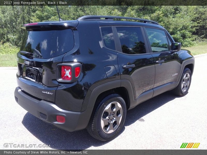 Black / Black 2017 Jeep Renegade Sport