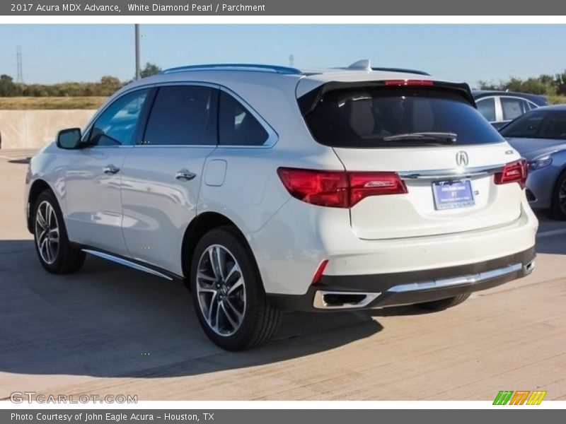 White Diamond Pearl / Parchment 2017 Acura MDX Advance