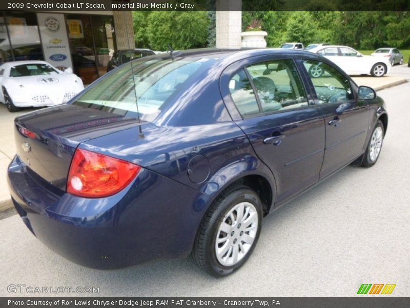 Imperial Blue Metallic / Gray 2009 Chevrolet Cobalt LT Sedan