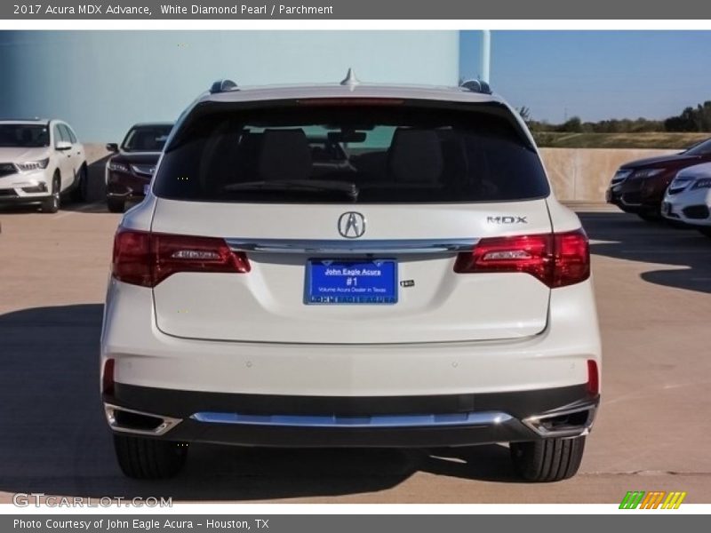 White Diamond Pearl / Parchment 2017 Acura MDX Advance