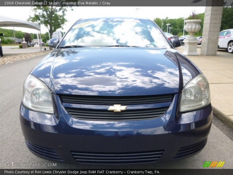 Imperial Blue Metallic / Gray 2009 Chevrolet Cobalt LT Sedan