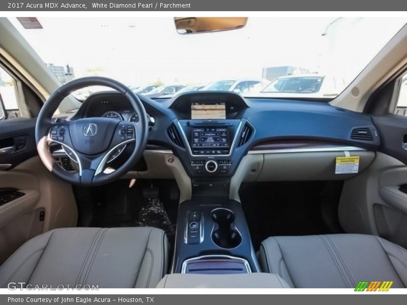 White Diamond Pearl / Parchment 2017 Acura MDX Advance